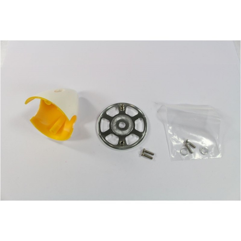 Plastic cones (fixed propellers) - Cone 52mm white gasoline engine - FLASH RC