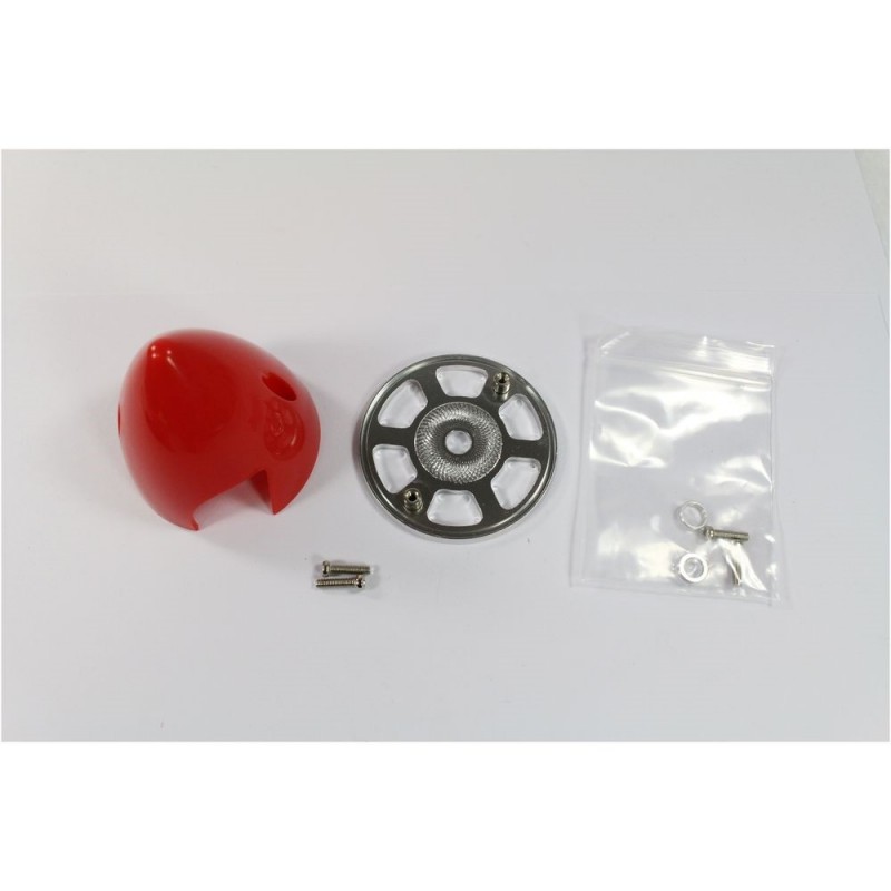 Cones plastique (hélices fixes) - Cone 52mm rouge moteur essence - FLASH RC