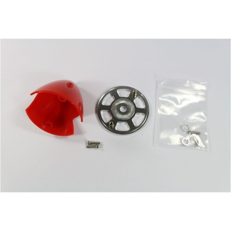 Conos de plástico (hélices fijas) - Cono 52mm motor gasolina rojo - FLASH RC