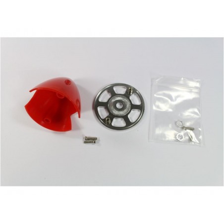 Cones plastique (hélices fixes) - Cone 52mm rouge moteur essence - FLASH RC