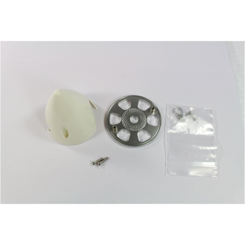 Cones plastique (hélices fixes) - Cone 57mm blanc moteur essence - FLASH RC