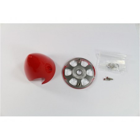 Plastic cones (fixed propellers) - Cone 63mm red petrol engine - FLASH RC