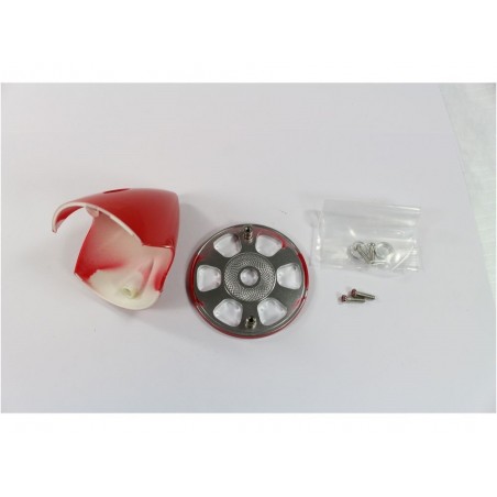 Kunststoffkonen (Festpropeller) - Kone 63mm rot Benzinmotor - FLASH RC