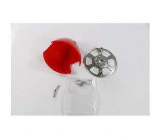 Plastic cones (fixed propellers) - Cone 76mm red petrol engine - FLASH RC 2