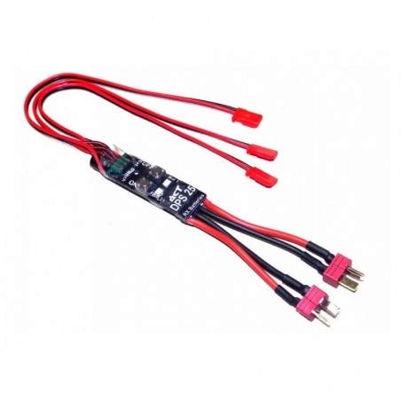 Doble fuente de alimentación - ACT DPS-25 25A doble interruptor de seguridad - FLASH RC