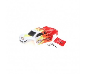 Ersatzteile RC-Cars - LOSI - Body, Red/White: Mini-T 2.0 - FLASH RC