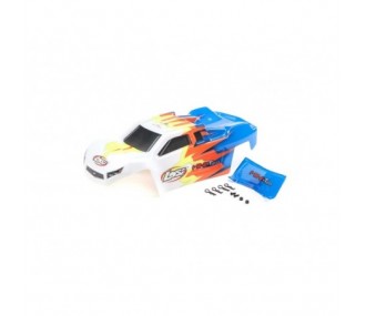 Ersatzteile RC-Cars - LOSI - Body, Blue/White: Mini-T 2.0 - FLASH RC