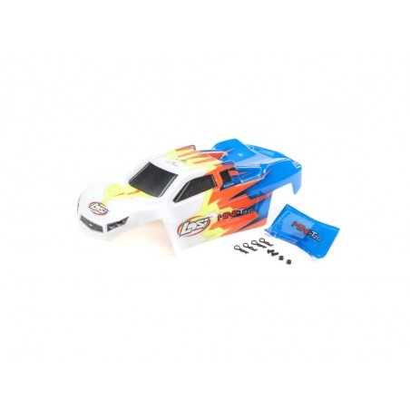 Recambios para coches RC - LOSI - Carrocería, Azul/Blanco: Mini-T 2.0 - FLASH RC