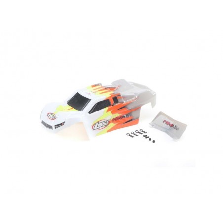 Piezas coche RC - LOSI - Carrocería, Gris/Blanco: Mini-T 2.0 - FLASH RC
