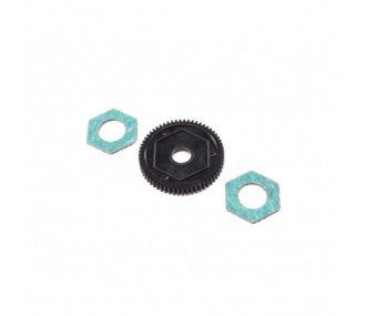 LOSI - Spur Gear w/ Slipper Pads, 60T, 0.5M: Mini-T 2.0 - FLASH RC
