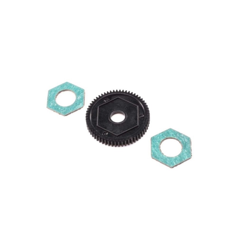 Ersatzteile für RC-Fahrzeuge - LOSI - Spur Gear w/ Slipper Pads, 60T, 0.5M: Mini-T 2.0 - FLASH RC