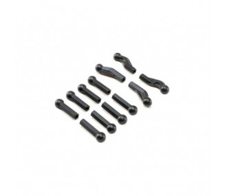 Ersatzteile für RC-Fahrzeuge - LOSI - Rod End Set: Mini-T 2.0 - FLASH RC