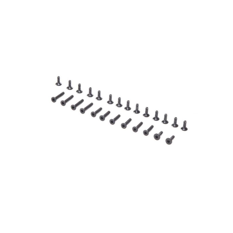 LOSI - Screw Set, Flat Head: Mini-T 2.0 - FLASH RC