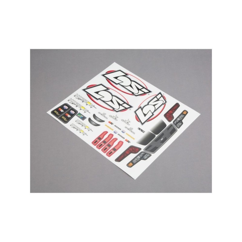 Ersatzteile RC-Cars - LOSI - Baja Rey - Stickerbogen - FLASH RC