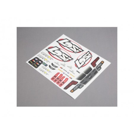 LOSI - Baja Rey - Planche d autocollants - FLASH RC