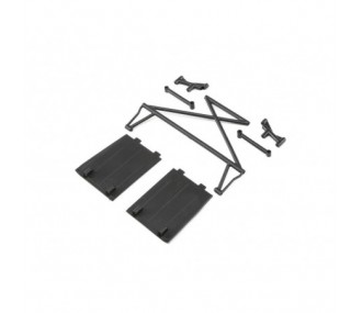 Ricambi per auto RC - LOSI - Rock Rey - Supporto posteriore, X-bar e paraspruzzi - FLASH RC