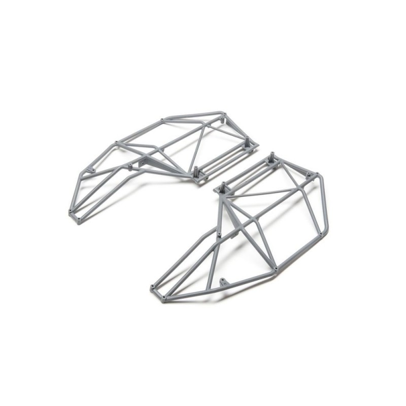 Ricambi per auto RC - LOSI - Gabbia di protezione, laterale, sinistra e destra, grigio: Rock Rey - FLASH RC