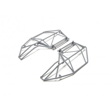 Ricambi per auto RC - LOSI - Gabbia di protezione, laterale, sinistra e destra, grigio: Rock Rey - FLASH RC