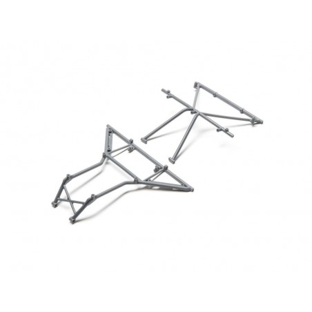 Ersatzteile RC-Cars - LOSI - Roll Cage, Roof, Front, Gray: Rock Rey - FLASH RC