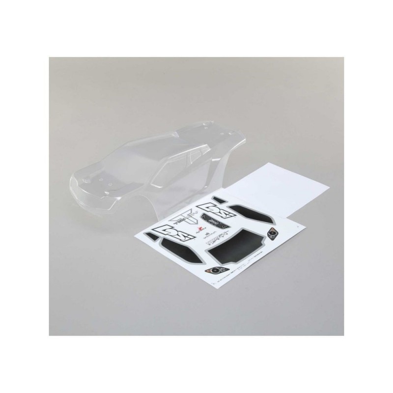 LOSI - Body Set, Clear: TENACITY T - FLASH RC