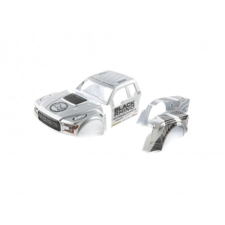 Ricambi per auto RC - LOSI - Set carrozzeria Ford Raptor con ruote Black Rhino: Baja Rey - FLASH RC