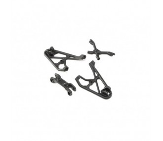 LOSI - Rock Rey - Support d amorisseurs av, protection et support biellette de carrossage - FLASH RC
