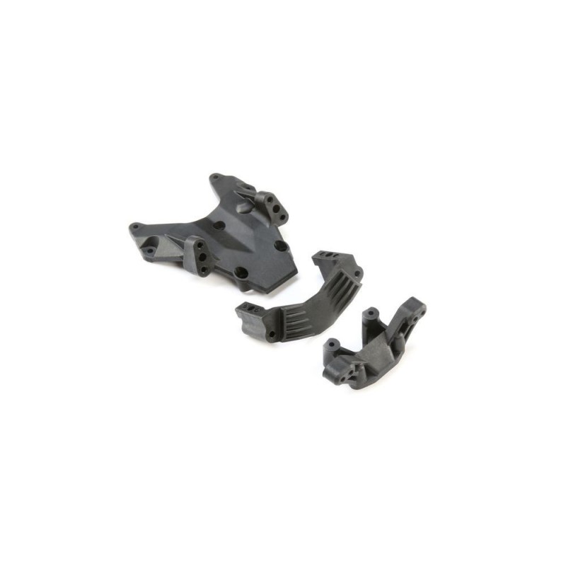 Piezas de coches RC - LOSI - Mamparo, Camber Block & Servo Mount: 22S - FLASH RC