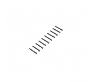 Spare parts for RC cars - LOSI - BHC M2,5 x 20mm screws (10) - FLASH RC