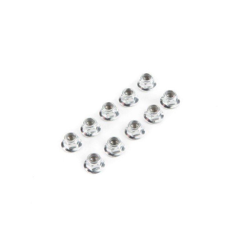 LOSI - Écrou auto-freiné épaulé strié M5 x 0,8mm (10) - FLASH RC