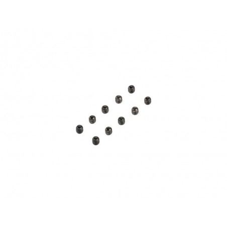 Spare parts for RC cars - LOSI - M3 x 4mm grub screws (10) - FLASH RC