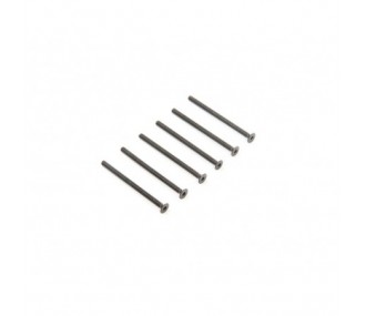 Piezas coche RC - LOSI - M3 x 45mm Tornillos de cabeza plana (6) - FLASH RC