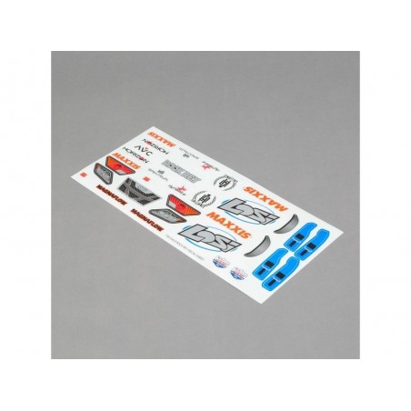 Piezas coche RC - LOSI - Rock Rey - Placa decorativa azul eléctrico - FLASH RC