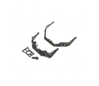 RC Car Parts - LOSI - En/RrChassisBraceSet&DiffRetainer Ring: LST 3XL-E - FLASH RC