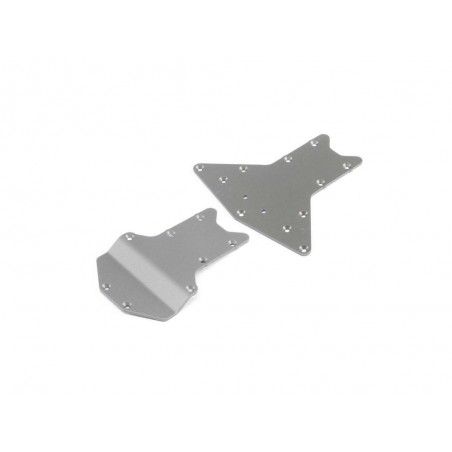 LOSI - Skid Plate Set,Front/Rear:  LST 3XL-E - FLASH RC