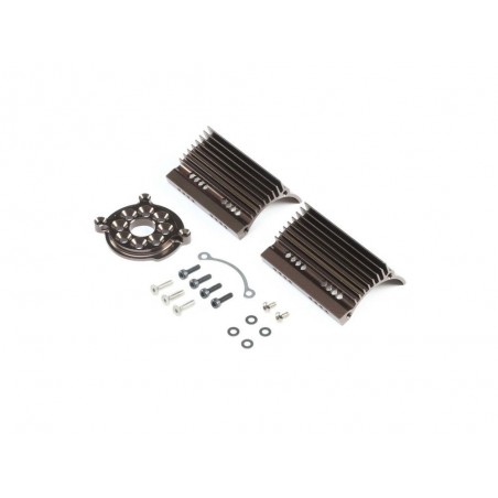 Piezas coche RC - LOSI - Soporte de motor disipador de calor, LST 3XL-E - FLASH RC