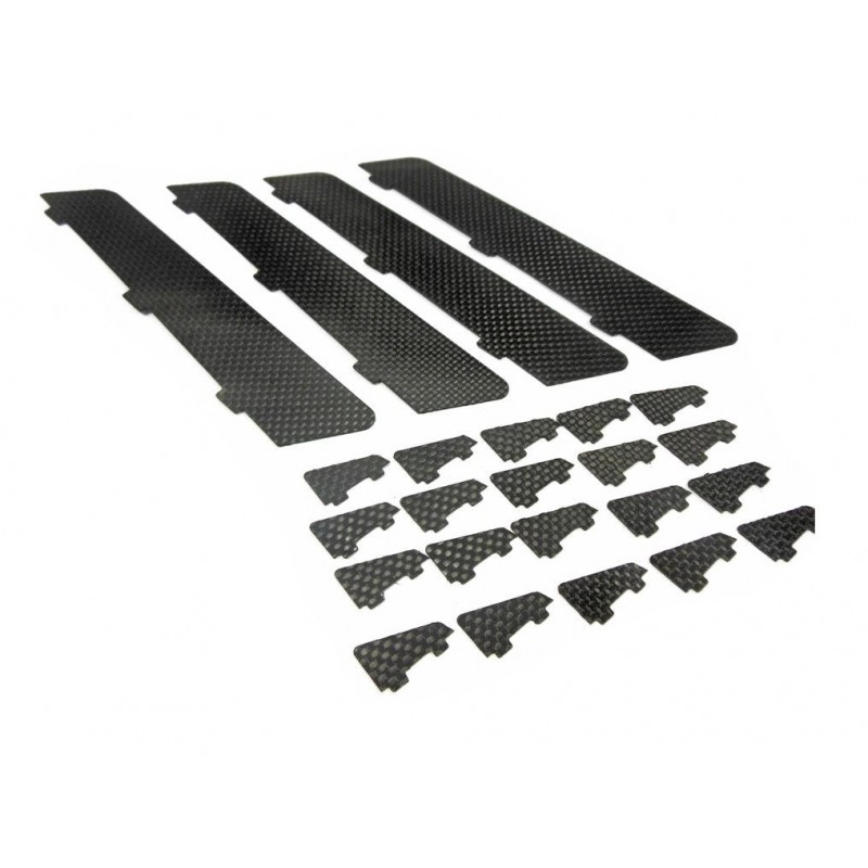 Zubehör (Teile) - Vortex-Generator Carbon - Addiction XL Precision Aerobatics (20pcs) - FLASH RC