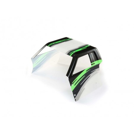 LOSI - Cab Section, Black: Super Baja Rey - FLASH RC