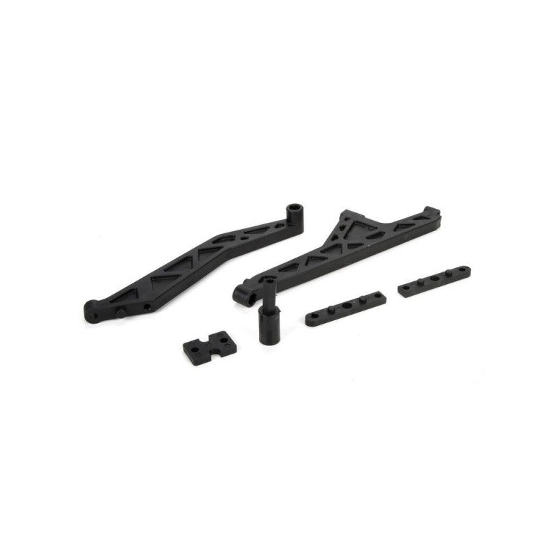 Ricambi RC auto - LOSI - FR/RR Chassis Brace & CNTR Diff Spcr: MTXL - FLASH RC