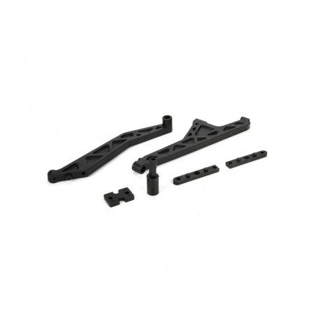 LOSI - FR/RR Chassis Brace & CNTR Diff Spcr: MTXL - FLASH RC