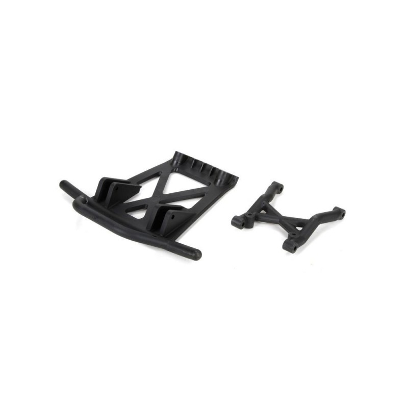 Piezas de repuesto para coches RC - LOSI - Parachoques trasero, parachoques/placa de deslizamiento: MTXL - FLASH RC