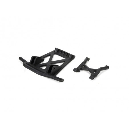 Piezas de repuesto para coches RC - LOSI - Parachoques trasero, parachoques/placa de deslizamiento: MTXL - FLASH RC