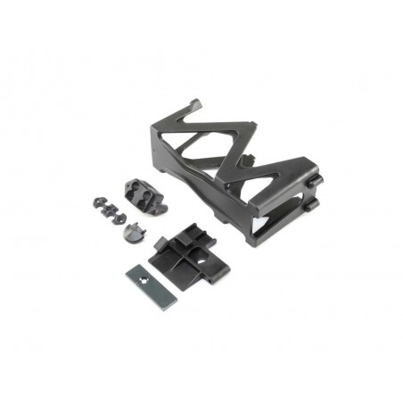 LOSI - BatteryTray, Door, Lock, EC5 BaseSet: SuperBajaRey - FLASH RC