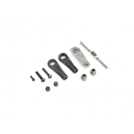 Ricambi per auto RC - LOSI - Set di tiranti dello sterzo: 5ive-T 2.0 - FLASH RC