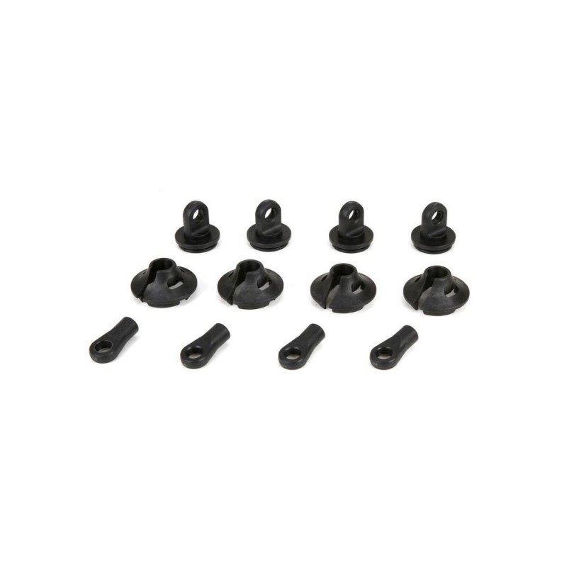 Ricambi per auto RC - LOSI - 1/5 4WD - Ammortizzatori e clip (2) - FLASH RC
