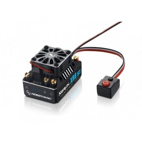 Controladores sin escobillas para coches RC - Controlador sin escobillas Xerun XR8 SCT 140A sensored HOBBYWING - FLASH RC
