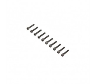 Spare parts for RC cars - LOSI - Cap Head Screws, Stl, BO, M3 x 16mm (10) - FLASH RC