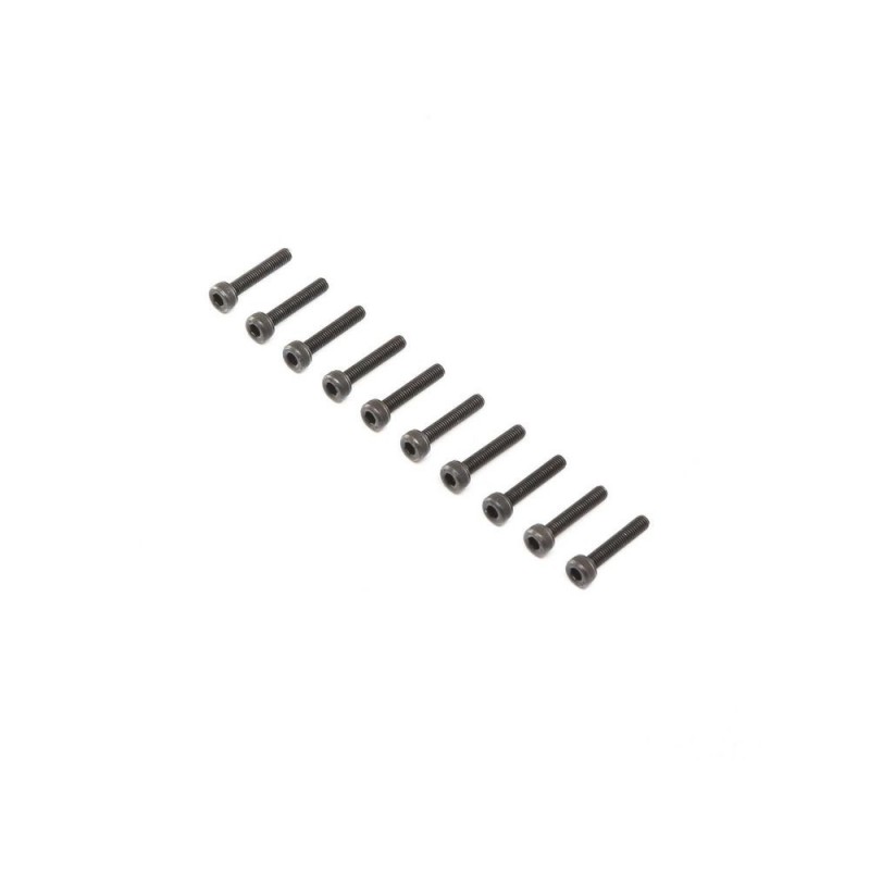 Spare parts for RC cars - LOSI - Cap Head Screws, Stl, BO, M3 x 16mm (10) - FLASH RC