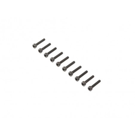 LOSI - Cap Head Screws, Stl, BO, M3 x 16mm (10) - FLASH RC