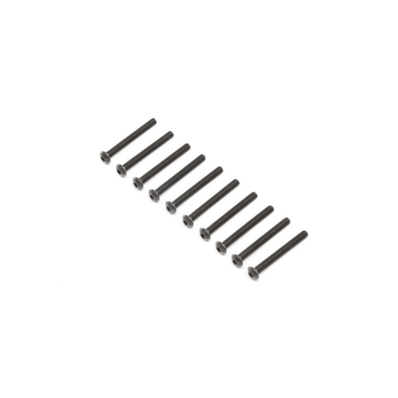 LOSI - Button Head Screws, Stl, BO, M4 x 35mm (10) - FLASH RC
