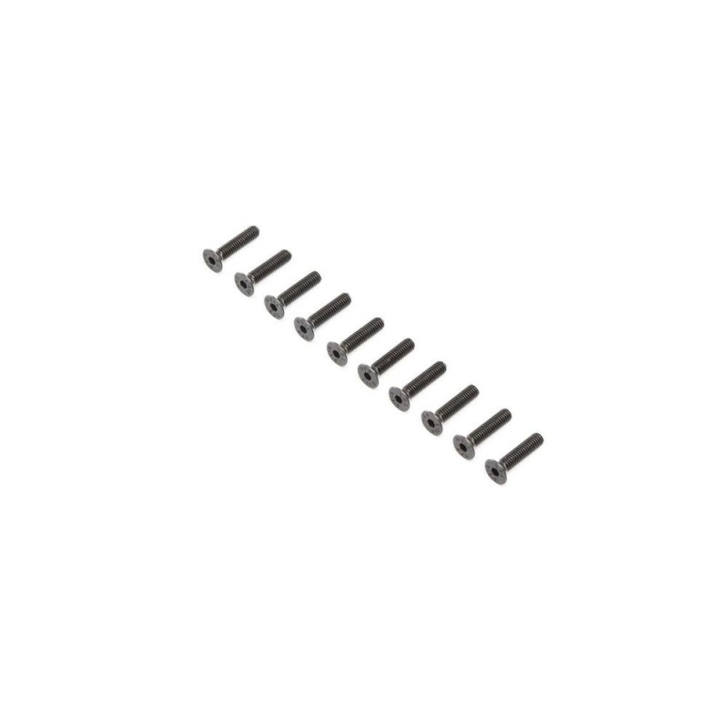 Ricambi per auto RC - LOSI - Viti a testa piatta, Stl, BO, M4 x 18 mm (10) - FLASH RC